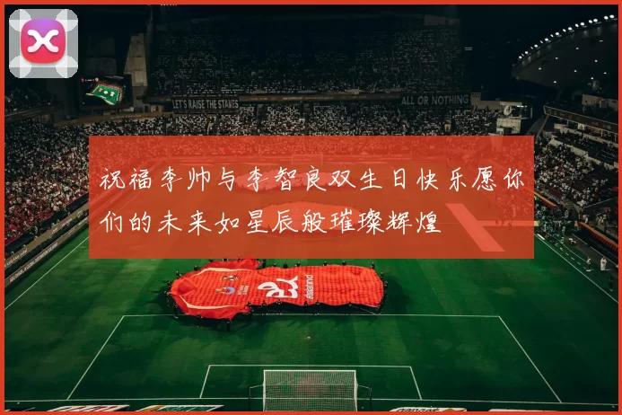 祝福李帅与李智良双生日快乐愿你们的未来如星辰般璀璨辉煌